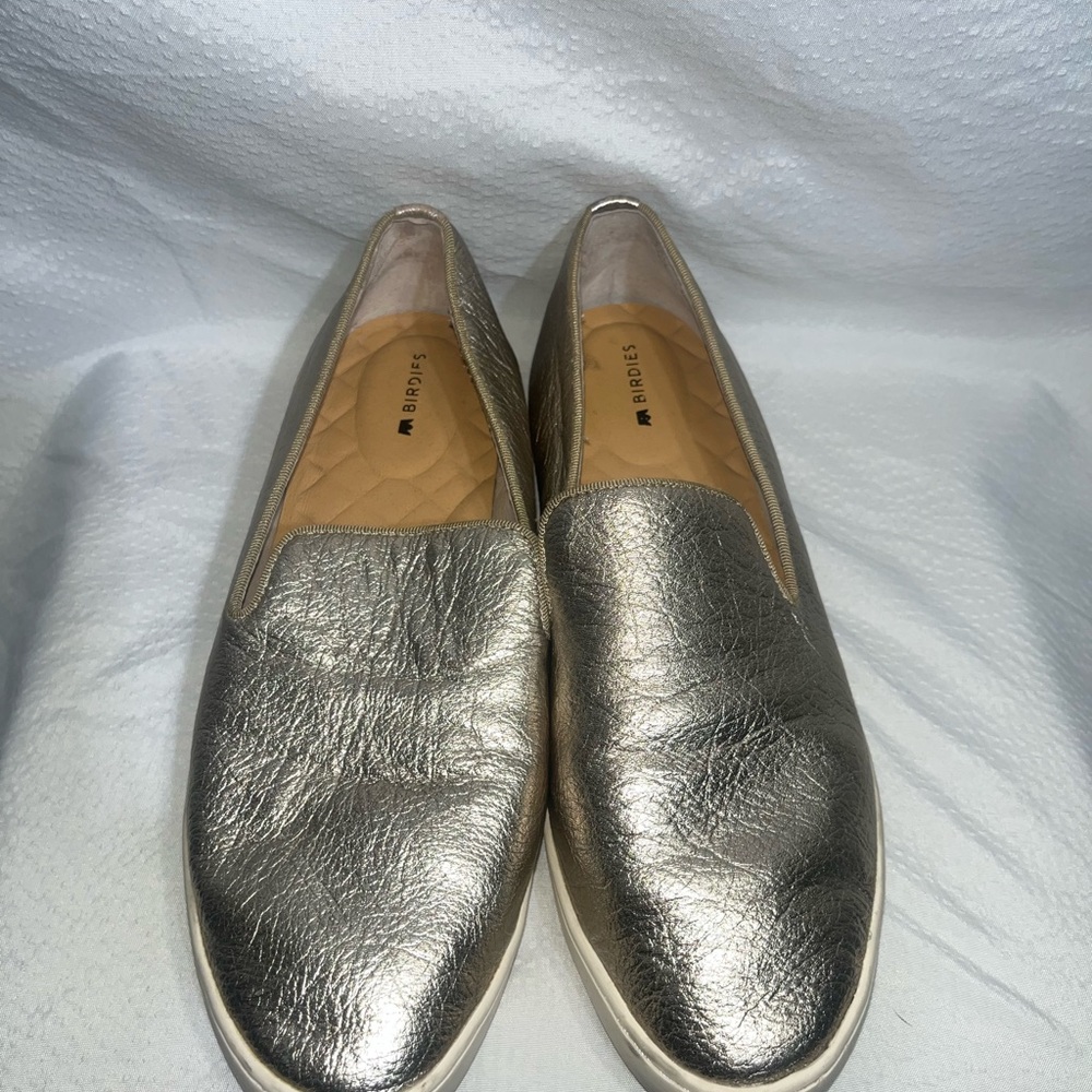 Birdies leather slip ons